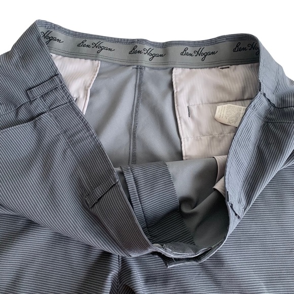 Ben Hogan golf shorts gray on gray striped, size 44, excellent condition. - Picture 4 of 8